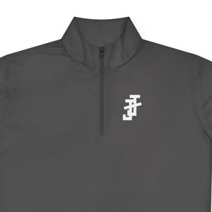 Pull léger à col montant et fermeture éclair pour homme, manches longues, logo personnalisé, vêtements de sport de performance pour le golf et l'entraînement, vente en gros - Product Image 2
