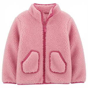 Veste en polaire sherpa pour homme, rembourrée en coton, fermeture éclair intégrale, col montant, vêtement d'extérieur d'hiver pour enfants et garçons - Product Image 4
