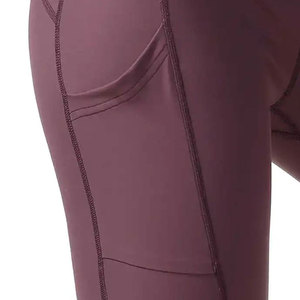 Wholesale Yoga Pants Running Gym <b>Shorts</b> <b>Women</b> High Waist Thigh <b>Short</b> Knee <b>Shorts</b> Custom Logo Yoga <b>Leggings</b> Elastic Waist - Product Image 3