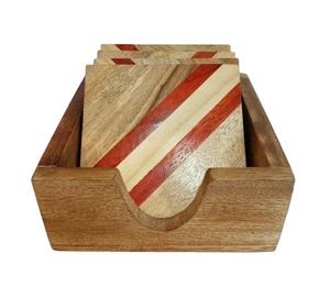 Top Selling Resin And Wood Coffee Tea <b>Coaster</b> Best Selling Product Luxury Look for Home Office <b>Table</b> <b>Coaster</b> Classic Look - Product Image 1