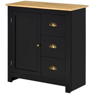 Black <b>Kitchen</b> <b>Storage</b> Cabinet - Product Image 4