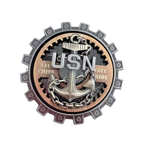 Monedas personalizadas de metal esmaltado suave con acabado brillante en negro, níquel, oro, plata y cobre. - Product Image 1