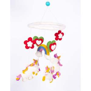 Móvil de Fieltro para Bebé, Decoración de Cuarto Infantil Suave y Elegante - Product Image 1