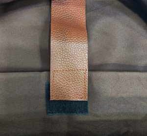 Unisex Solid Brown PU Leather <b>Backpack</b> Zipper Closure Front Pocket Durable Casual Daily Use Adjustable <b>Straps</b> - Product Image 6