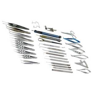 ชุดเครื่องมือผ่าตัดต้อกระจก ชุดอุปกรณ์ผ่าตัดตา สแตนเลสสตีล เครื่องมือผ่าตัดแบบฟาโคอัมมัลซิฟิเคชั่น คุณภาพมาตรฐานอเมริกาและยุโรป - Product Image 3