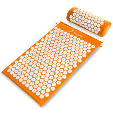 Acupressure mat Red-White Plastic Acupressure Mat for Body Massage Mattress to Relieve Leg pain acupressure mat - Product Image 2