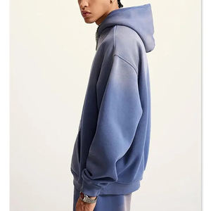 Conjunto Deportivo de Alta Calidad para Hombre, Sudadera con Capucha y Pantalones Deportivos de Algodón con Lavado Ácido, Estilo Streetwear, OEM - Product Image 3