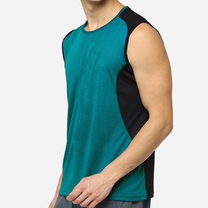 Débardeur de sport décontracté sans manches pour homme, nouvelle mode sportive avec broderie, méthode de tricotage, en promotion - Product Image 4