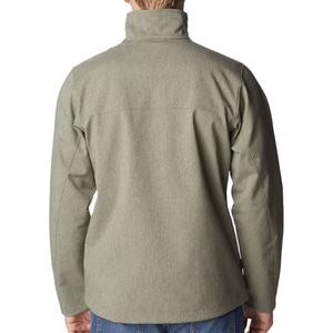 Veste de pluie pour homme vert olive, col montant, fermeture éclair, coupe-vent, décontractée, pour l'extérieur, coupe régulière, couleur unie, imperméable - Product Image 4