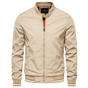 Blouson Bomber de Baseball Printemps pour Hommes, Personnalisable avec Broderie, Style Campus, Collection 2026, Veste Universitaire Patchwork pour Hommes - Product Image 1