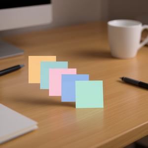 Bloc de Notas Adhesivas Ilan 76x76mm 50 Hojas Colores Macaron Surtidos - Product Image 2