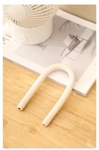 Flexible Safety Hook <b>Portable</b> Curved Grab Hook Soft Touch Metal Hook for Home Bathroom Nursery - Product Image 1