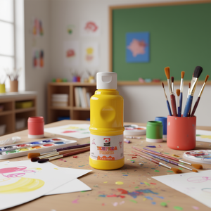 Aquarelle jaune TEMPERA AMARILLO, un produit unique dans la catégorie des aquarelles - Product Image 3