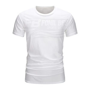 เสื้อยืดคอกลมแขนสั้นสีดำทรงปกติผ้าฝ้าย 100% ระบายอากาศได้ดีใส่สบายสำหรับผู้ชายฤดูร้อน น้ำหนัก 180 กรัม - Product Image 4