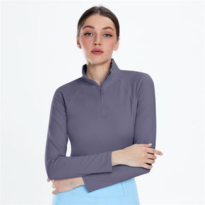 Chemise d'équitation élégante et simple pour femme, nouvelle, très élastique, respirante, durable, à cinq niveaux de protection, pour la pratique équestre. - Product Image 1