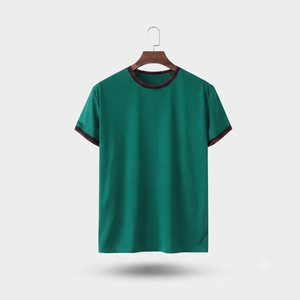 T-shirt pour homme à prix raisonnable, 100 % coton, coupe oversize, impression personnalisée, service OEM, méthode de tricotage - Product Image 3