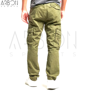 Pantalones Cargo de Algodón Ligeros, Color Verde de Moda, con Múltiples Bolsillos, Servicio OEM ODM con Tarifa de Mayoreo, Personalizados - Product Image 2