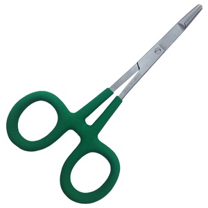 Pinzas de pesca Tijeras Abrazadera Mango de agarre de espuma Alicates de pesca Pinzas de pesca con mosca de acero inoxidable Abrazadera Herramientas de pesca - Product Image 1