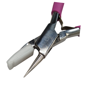 Teflon Flat Jaw and <b>Round</b> <b>Nose</b> <b>Pliers</b> Carbon Steel Jewelry Making Tools for Wire Wrapping Bending Loop Forming and Shaping - Product Image 1