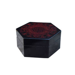 Designer Wooden Handcarved Vintage Decorative Storage <b>Box</b> For Jewelry <b>Keepsake</b> Vanity With Hinged Lid For Homedecor Wedding Gift - Product Image 3