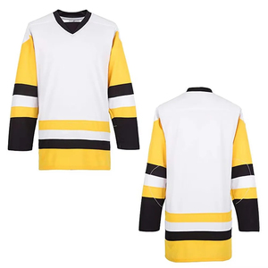Camisetas de Hockey sobre Hielo Transpirables Personalizables de Fábrica, Logotipo Bordado Sublimado, Camiseta de Hockey sobre Hielo 100% Poliéster Unisex OEM - Product Image 6