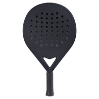 AIR BUZZ Raquette de padel de haute qualité en fibre de carbone 12K, noyau en mousse Elite, finition papier de verre, tête en forme de diamant, face de 45 cm, 350-370 g