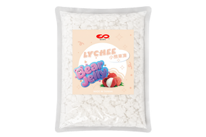 KEIFU Boules de garniture de salade de fruits juteux en gelée de litchi de marque privée de 1.5kg dans un sac d'emballage - Product Image 1