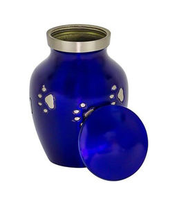 Hot Selling Brass Pet Cremation Urns Funeral Urns <b>For</b> Cat and Dog <b>Ashes</b> Handmade Burial Urns - Product Image 1