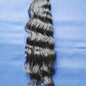 Vente en gros Extensions de cheveux humains 100% vierges temple vietnamien Extensions de cheveux soyeux ondulés profonds Faisceaux de vendeur Vague naturelle Cheveux humains indiens - Product Image 3
