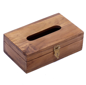 Boîte à mouchoirs en bois très vendue pour table, salle de bain, bureau, hôtel, boîte à mouchoirs en bois avec logo personnalisé - Product Image 2