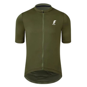 Maillot de cyclisme à manches courtes respirant, de qualité supérieure, éco-responsable, coupe moderne, pour adultes, entraînement compétitif d'été - Product Image 1