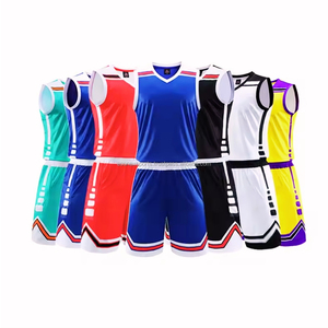 Vente flash ECONEX SPORTS, design de sublimation, créez votre propre maillot de basket-ball, vente en gros, haute qualité, 100% polyester, séchage rapide, col en V - Product Image 6