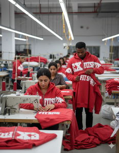 เสื้อฮู้ดดี้ REXFIT SPORTS แฟชั่นสตรีทแวร์สไตล์วินเทจ สีแดงฟอก แต่งลายปักแบบแอพพลิเคชั่น ทรงโอเวอร์ไซส์ สำหรับผู้ชาย ฤดูหนาวและฤดูใบไม้ผลิ - Product Image 2