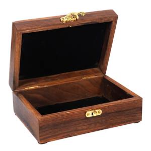 Boîte en bois gravée au laser sur mesure de qualité supérieure, boîte à bijoux gravée au laser, boîte de rangement, étui de luxe en gros - Product Image 4