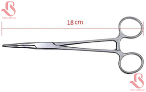 Pinzas Hemostáticas Rectas Manuales de Acero Inoxidable BISONS |   Instrumentos Quirúrgicos Dentales con Certificación CE - Product Image 2