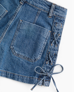 Shorts de Mezclilla Personalizados para Mujer, OEM ODM, Calidad Premium, Precio de Fábrica, Cómodos, Duraderos, Elegantes, Ropa Casual para el Día a Día - Product Image 6