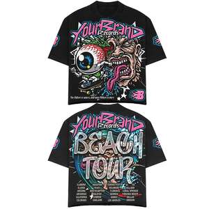 Camiseta de Cuello Redondo, Camiseta Gruesa, Camiseta Extra Grande, Camiseta Corta Cuadrada para Hombre, Camiseta para Hombre en Existencia - Product Image 6