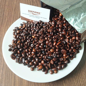 DHPONE Roasted <b>Coffee</b> Bean 100% Robusta Medium Roast Bitter Taste High Quality Lam Dong Vietnam 500g Use Phin Filter Export - Product Image 1