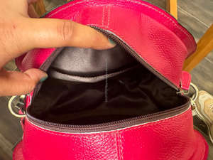 มาใหม่เฉพาะhandmadeสีชมพูเครื่องมือหนังกระเป๋าCanteen Westernดอกไม้Designerคลัทช์และหรูหราเหรียญกรณีTrioชุด - Product Image 5