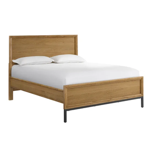 Modern Scandinavian Solid Wood Bedroom Set Queen Size with Storage <b>Drawers</b> and Matching Furniture - Product Image 6
