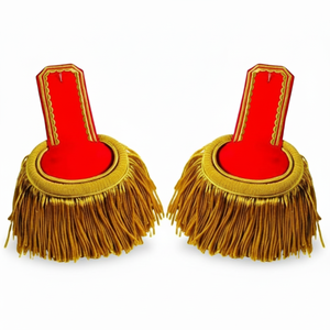 แผ่นป้ายประดับตกแต่งแบบแท่งสีแดงและสีทองแบบกำหนดได้เองแบบพรีเมียม - Product Image 3