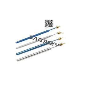 6 pièces Spatules dentaires manuelles pour résine composite, tête plaquée titane, kit de remplissage de résine, accessoires et outils dentaires - Product Image 6