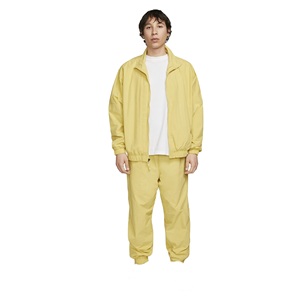 Ensemble short coupe-vent en nylon personnalisable unisexe avec fermeture éclair, motif color block, capuche, grande taille, imperméable, imprimé, pour le printemps et le travail - Product Image 1