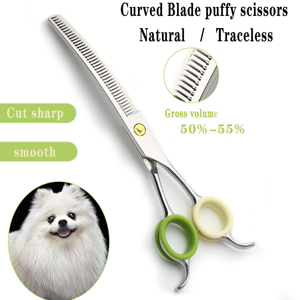 Tijeras de Peluquería Canina Premium al por Mayor, Acero Inoxidable, Construcción Duradera, Mango Ergonómico, Herramienta de Peluquería - Product Image 2