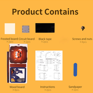 Puzzle 3D in Legno per Adulti, Kit Modello Luci Notturne di Halloween, Decorazioni da Scrivania e Regali di Compleanno per Donne - Product Image 2