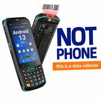 PDA portable Android 13 industriel 2,2 GHz NFC 64 Go 4 pouces 4G avec lecteur de codes-barres 1D 2D QR pour la collecte de données d'inventaire en entrepôt