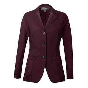 Chaqueta de equitación de malla para mujer con logotipo personalizado al por mayor, chaqueta de equitación transpirable de verano, chaqueta clásica de competición. - Product Image 1