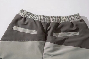 Pantalones Cortos Cargo para Hombre, Cintura Media, Cordón Ajustable, Secado Rápido, Bolsillos con Cremallera, Estilo Casual, Gris, Lona de Algodón, Estampado de Pelotas de Golf - Product Image 6