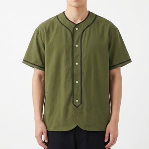 Impresionante Camiseta de Béisbol de Corte Regular, Transpirable, con Cierre de Botones, Manga Corta, Ropa Deportiva de la Mejor Calidad, Camiseta de Béisbol de Poliéster - Product Image 3