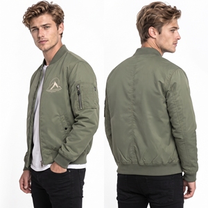 <b>Men</b> Bomber <b>Jacket</b> Zip Up MA1 <b>Flight</b> <b>Jacket</b> Logo Print Street Style Lightweight Bomber <b>Jackets</b> <b>Men</b> Zipper Varsity Bomber <b>Jacket</b> - Product Image 4
